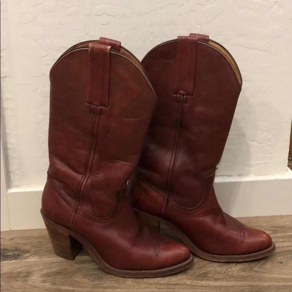 FRYE vintage cowboy boots Size 5B